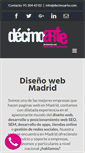 Mobile Screenshot of decimoarte.com